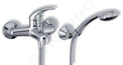 Novaservis Metalia 55 - Robinetterie de baignoire murale complète, chrome 55020,0