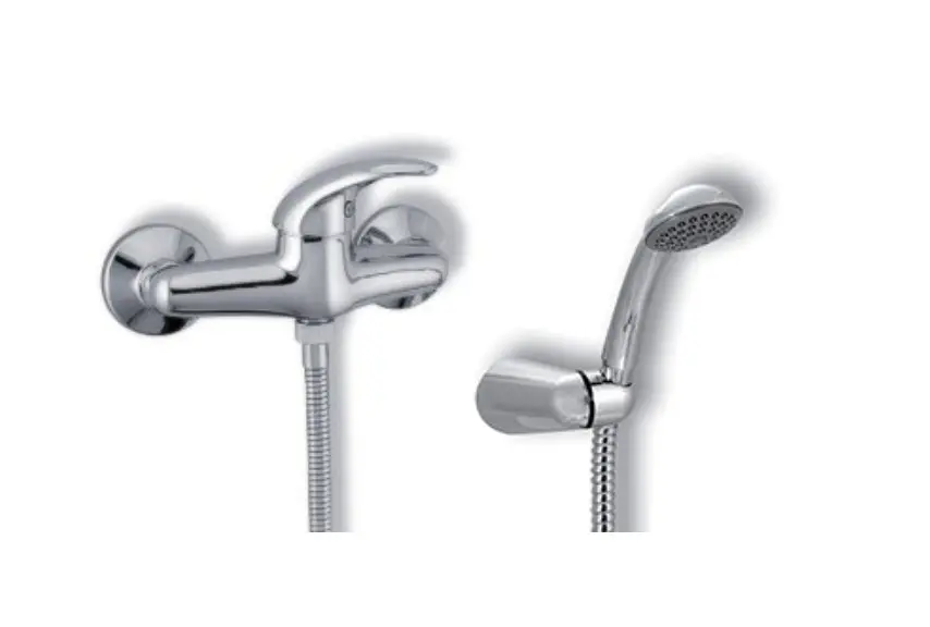 Novaservis Metalia 55 - Zuhanyszett keverővel, tartóval és zuhanyfejjel, krómozott 55060,0