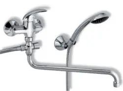Levně Novaservis Metalia 55 - Vanová baterie nástěnná komplet, chrom 55071,0