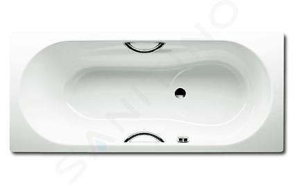 Kaldewei Ambiente - Obdélníková vana Vaio Set Star 947, 180x80 cm, s otvory pro madla, Antislip, bílá 234727060001