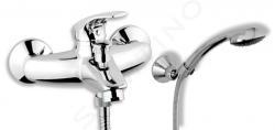 Novaservis Metalia 57 - Robinetterie de baignoire avec accessoires, chrome 57020,0