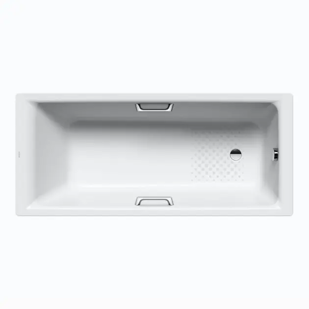 Levně Kaldewei Ambiente - Vana Puro Star 654, 170x75 cm, otvory pro madla, antislip, bílá 255430000001