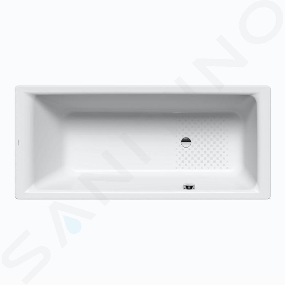 Kaldewei Ambiente - Vasca da bagno Puro 657, 180x80 cm, effetto Perl, antiscivolo, bianco 256730003001