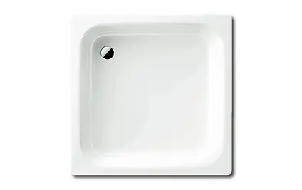 Levně Kaldewei Advantage - Čtvercová sprchová vanička Sanidusch 396, 90x90 cm, bílá - sprchová vanička, Perl-Effekt, bez polystyrénového nosiče 331100013001