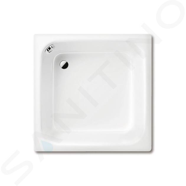 Kaldewei Advantage - Receveur de douche carré Sanidusch 495, 80x80x25 cm, blanc - Receveur de douche, sans support en polystyrène 332000010001