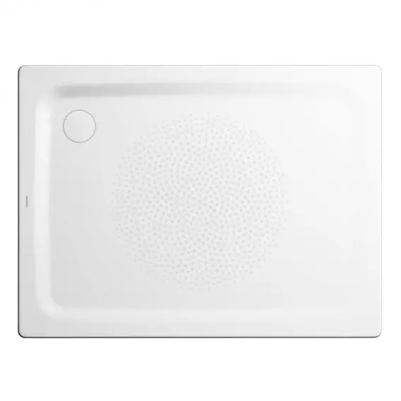 Levně Kaldewei Avantgarde - Sprchová vanička Superplan 404-1, 90x100 cm, antislip, Perl-Effekt, bílá 430430003001