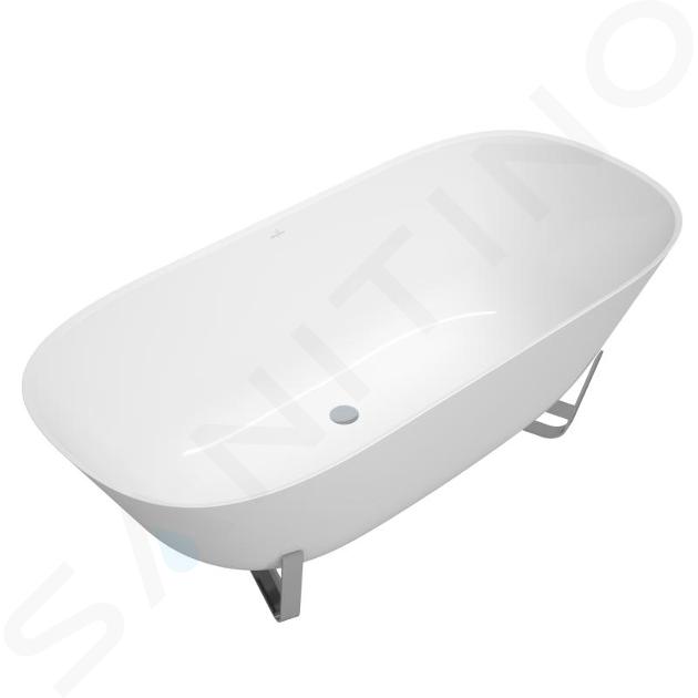 Villeroy & Boch Antheus - Bañera independiente 175x80 cm, blanco alpino UBQ175ANH7F400V-01