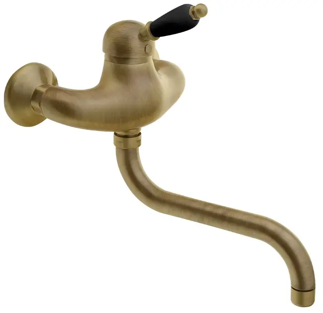 Sapho Kirké Black - Miscelatore da lavabo, color bronzo KI15NB