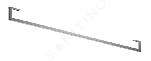 Duravit Příslušenství - Držák ručníku, délka 101 cm, chrom 0030351000