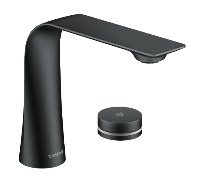 Duravit D.1 - Elektronikus mosdócsaptelep, hálózati tápellátás, matt fekete D11100008046