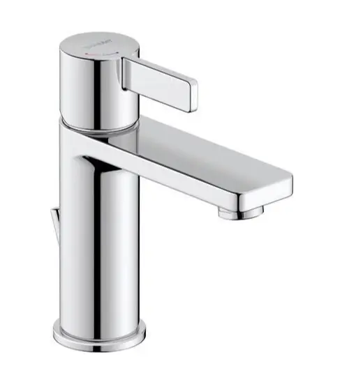 Levně Duravit D-Neo - Umyvadlová baterie s výpustí, FreshStart, chrom DE1021001010