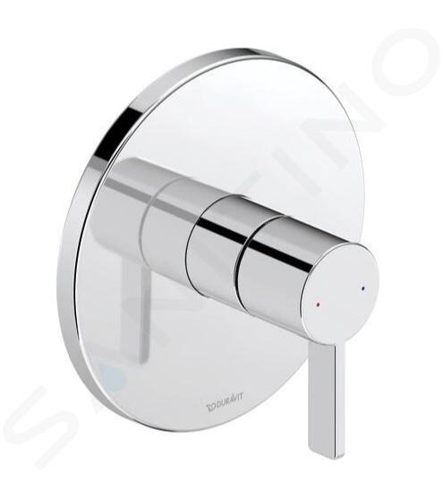 Duravit D-Neo - Rejtett zuhanycsaptelep, króm DE4210010010