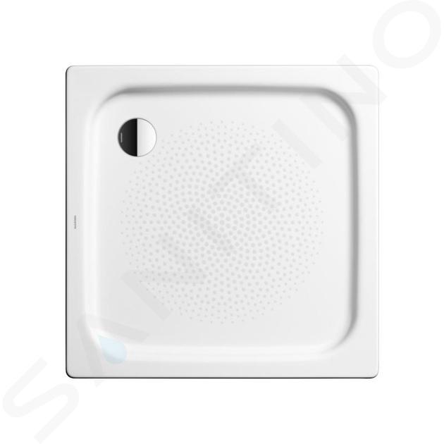 Kaldewei Ambiente - Receveur de douche Duschplan 554-2, 75x80 cm, antidérapant, avec support en polystyrène, blanc 448635000001