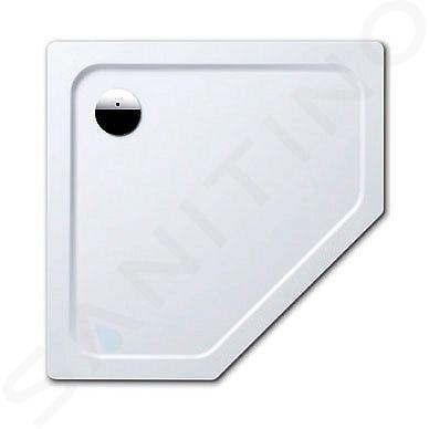 Kaldewei Avantgarde - Piatto doccia pentagonale Cornezza 672-1, 100x100 cm, senza supporto in polistirolo, bianco 459200010001