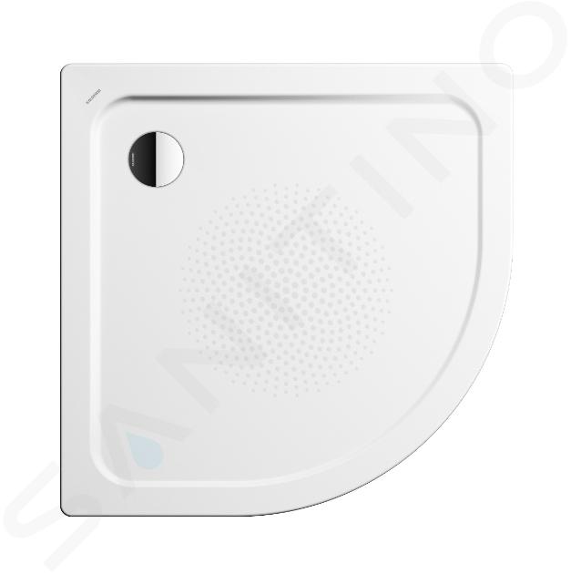 Kaldewei Ambiente - Receveur de douche quart de rond Arrondo 870-1, 900x900 mm, antidérapant, sans support en polystyrène, blanc 460030000001