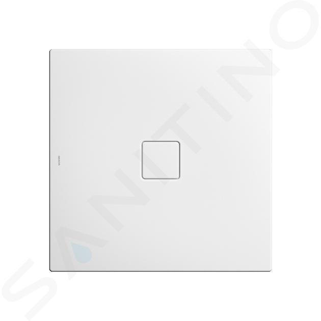 Kaldewei Avantgarde - Piatto doccia Conoflat 780-2, 90x80 cm, effetto Perl, con supporto in polistirolo, bianco 465048043001