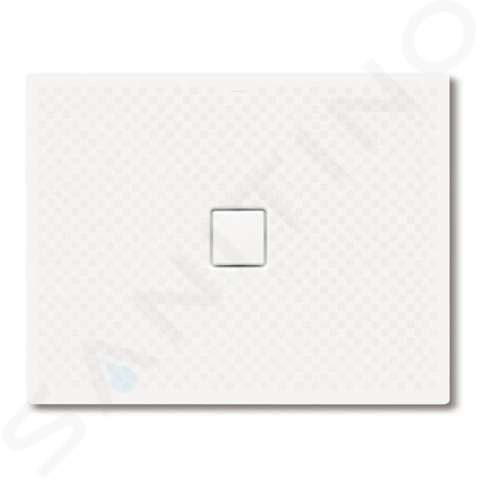 Kaldewei Avantgarde - Receveur de douche rectangulaire Conoflat 792-1, 90x130 cm, blanc - receveur de douche, antidérapant sur toute la largeur, effet Perl, sans support en polystyrène 466230023001