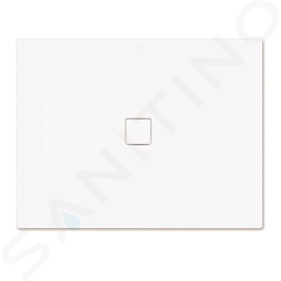 Kaldewei Avantgarde - Receveur de douche rectangulaire Conoflat 793-1, 100x130 cm, blanc - receveur de douche, antidérapant sur toute la largeur, effet Perl, sans support en polystyrène 466330023001