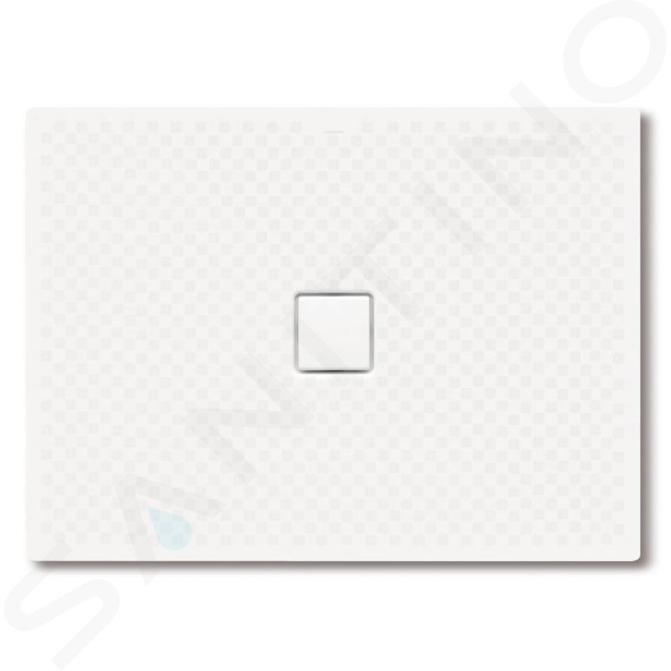 Kaldewei Avantgarde - Receveur de douche rectangulaire Conoflat 794-1, 80x140 cm, blanc - receveur de douche, antidérapant sur toute la largeur, effet Perl, sans support en polystyrène 466430023001