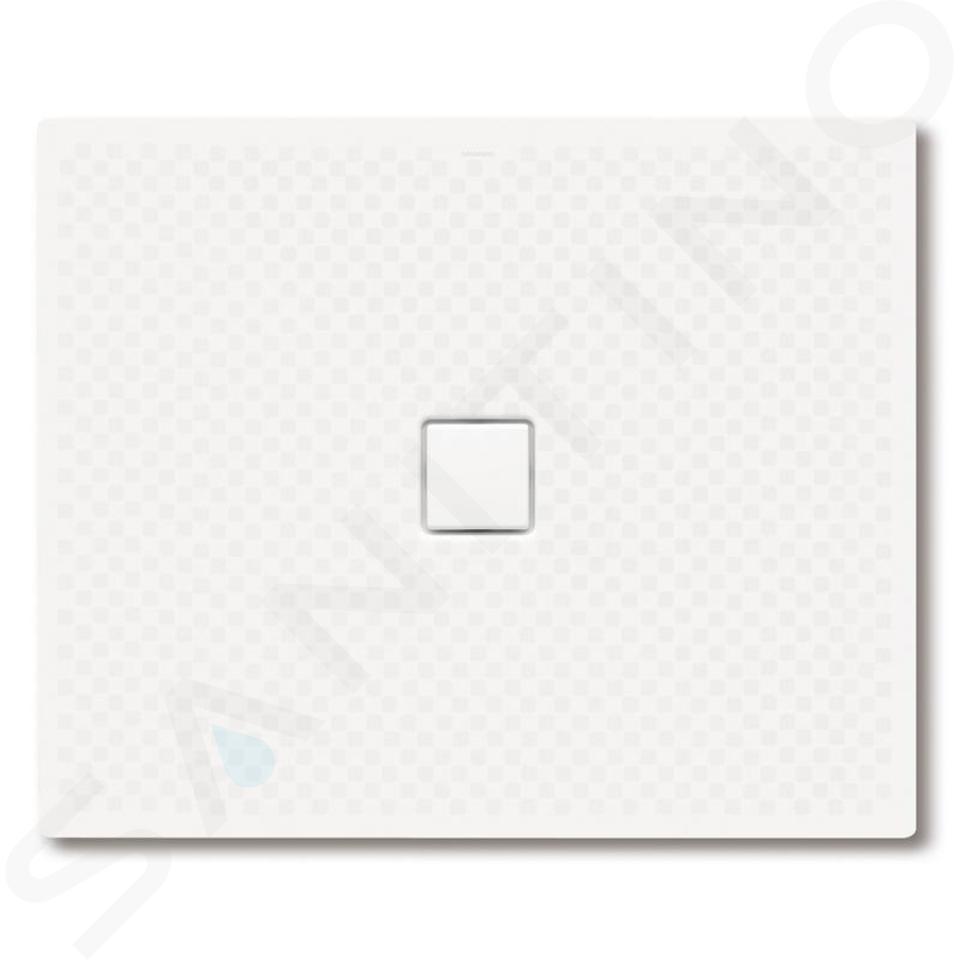 Kaldewei Avantgarde - Receveur de douche rectangulaire Conoflat 796-2, 1000 x 1400 mm, blanc - receveur de douche, antidérapant sur toute la largeur, effet Perl, support en polystyrène 466635043001