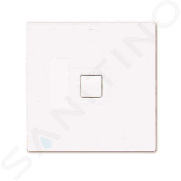 Kaldewei Avantgarde - Receveur de douche carré Conoflat 852-1, 80x80 cm, blanc - Receveur de douche, largeur totale antidérapante, sans support en polystyrène 466830020001