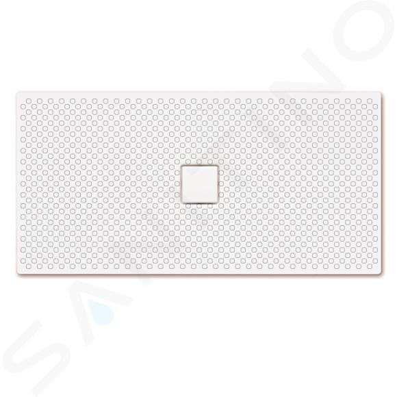 Kaldewei Avantgarde - Receveur de douche rectangulaire Conoflat 859-1, 80x160 cm, blanc - receveur de douche, antidérapant sur toute la largeur, effet Perl, sans support en polystyrène 467530023001