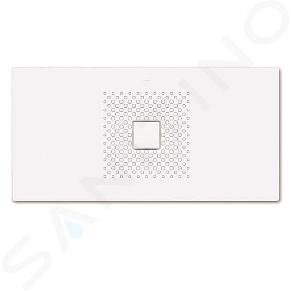 Kaldewei Avantgarde - Receveur de douche rectangulaire Conoflat 859-2, 80x160 cm, blanc - receveur de douche, antidérapant sur toute la largeur, effet Perl, support en polystyrène 467535043001