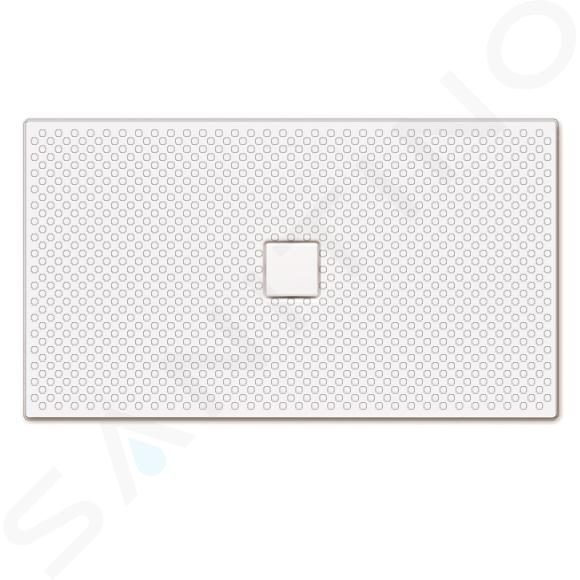 Kaldewei Avantgarde - Receveur de douche rectangulaire Conoflat 860-1, 90x160 cm, blanc - receveur de douche, antidérapant sur toute la largeur, effet Perl, sans support en polystyrène 467630023001