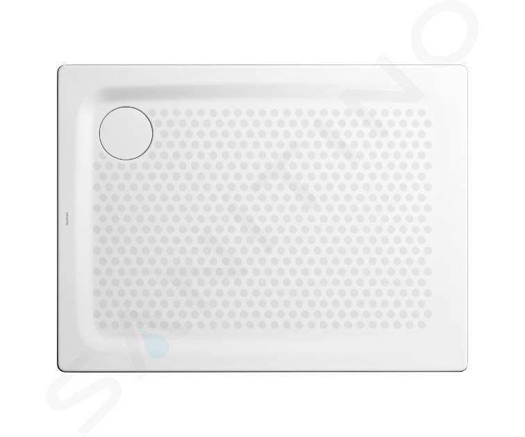 Kaldewei Avantgarde - Receveur de douche Superplan Plus 476-1, 100x75 cm, Antidérapant sur toute la surface, sans support en polystyrène, blanc 470130020001