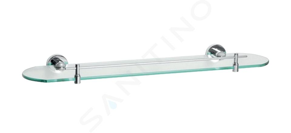 Novaservis Mephisto - Estante 50 cm, cromo/vidrio 6853,0