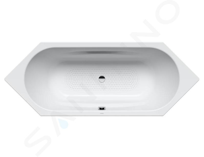 Kaldewei Ambiente - Badewanne Vaio Duo 6 952, 2100x800 mm, Anti-Rutsch, weiß 233234010001