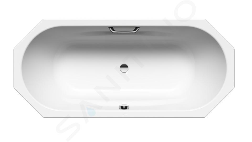 Kaldewei Ambiente - Bañera Vaio Duo 8 953, 1800x800 mm, con orificios para asas, blanca 233310110001