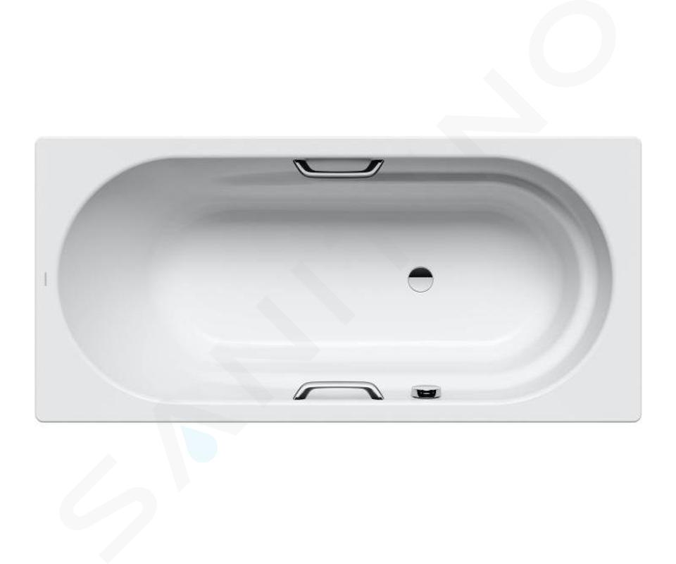 Kaldewei Ambiente - Vasca Vaio Star 961, 1700x800 mm, con fori per maniglie, bianco 234100010001