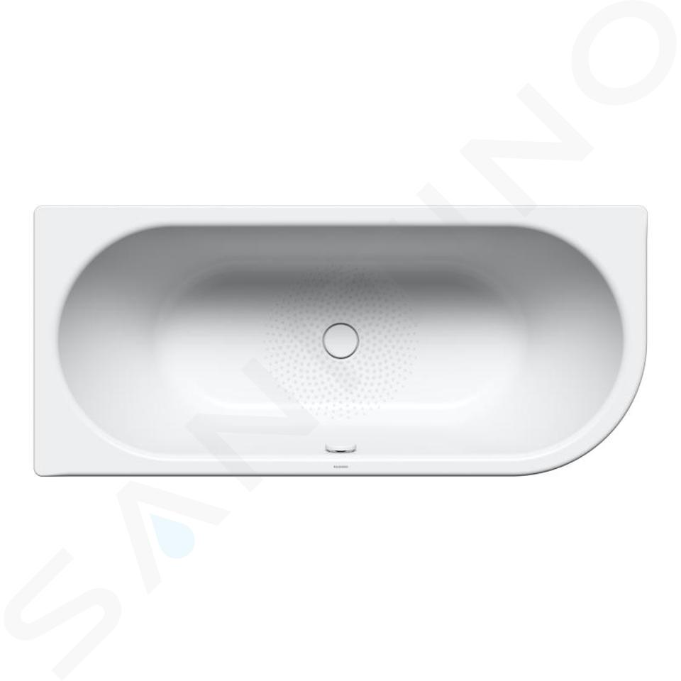 Kaldewei Avantgarde - Vasca da bagno Centro Duo 1 destra 137, 1800x800 mm, antiscivolo, effetto Perl, bianco 283730003001