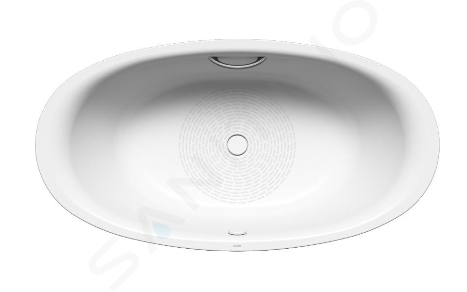 Kaldewei Avantgarde - Ligbad Ellipso Duo Oval 232, 190x100 cm, met greepgaten, antislip, wit 286210220001