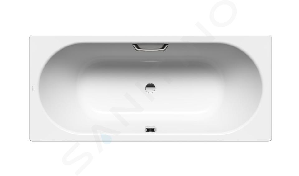 Kaldewei Ambiente - Rechteckige Badewanne Classic Duo 103, 1600x700 mm, mit Grifflöchern, weiß 290310110001