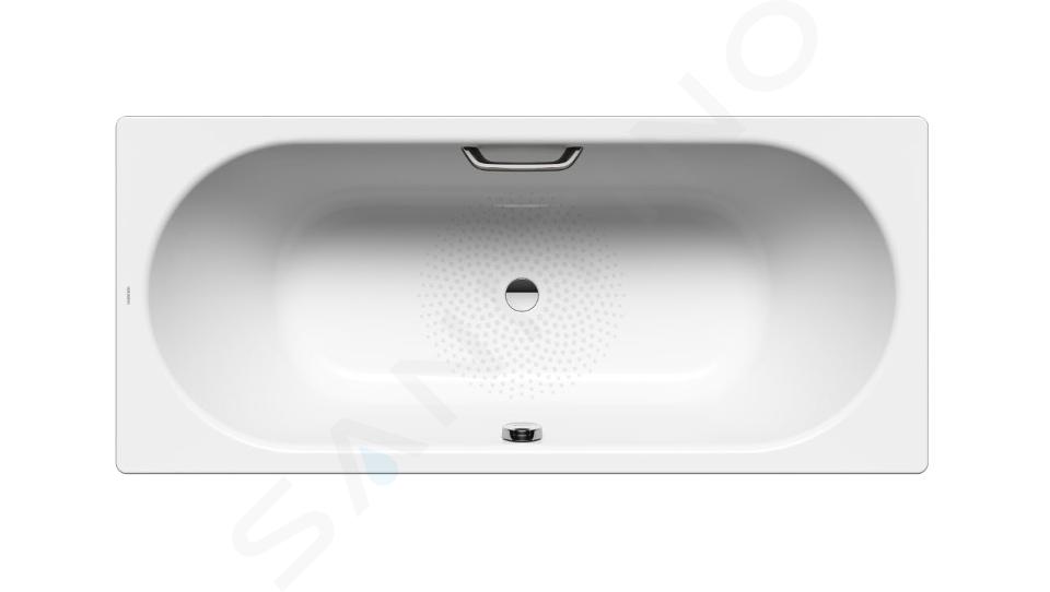 Kaldewei Ambiente - Rechteckige Badewanne Classic Duo 105, 170x70 cm, rutschhemmend, Löcher für Handgriff, weiß 290510220001