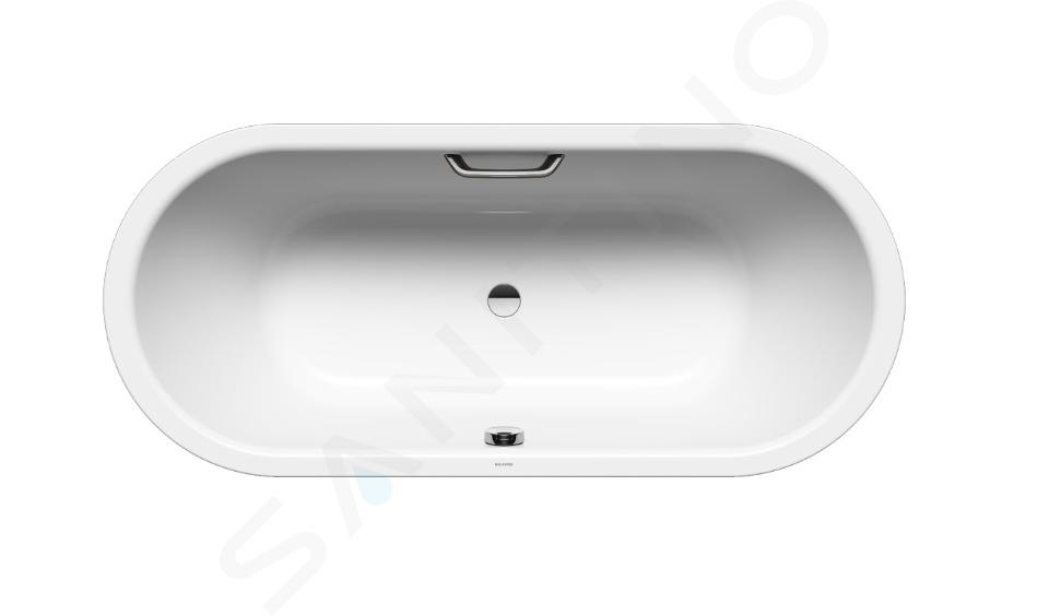 Kaldewei Ambiente - Classic Duo Oval 116, 1700x700 mm, avec trous pour les poignées, blanc 292610110001