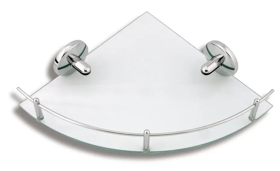 Novaservis Metalia 1 - Hoekplank, glas/chroom 6158,0