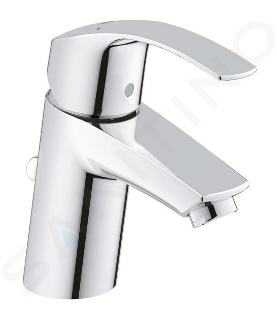 Grohe Eurosmart - Páková umyvadlová baterie S, s výpustí, chrom 33265002