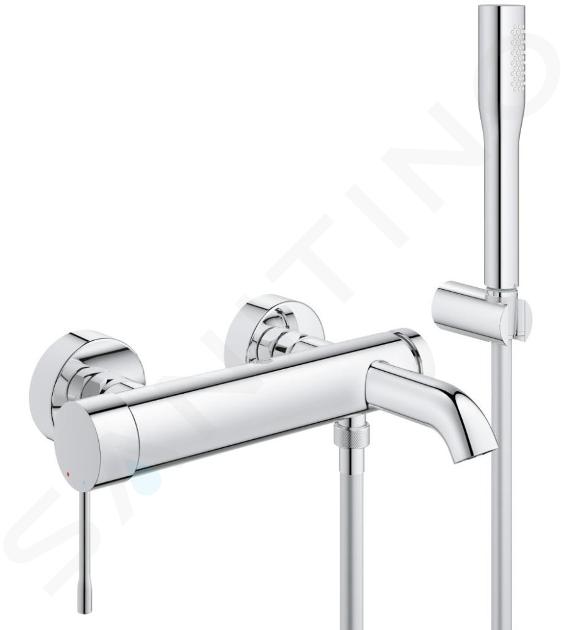 Grohe Essence - Vanová baterie s příslušenstvím, chrom 33628001