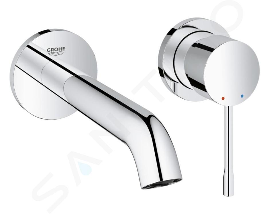 Grohe Essence - Grifo de lavabo, 2 orificios, cromo 19408001