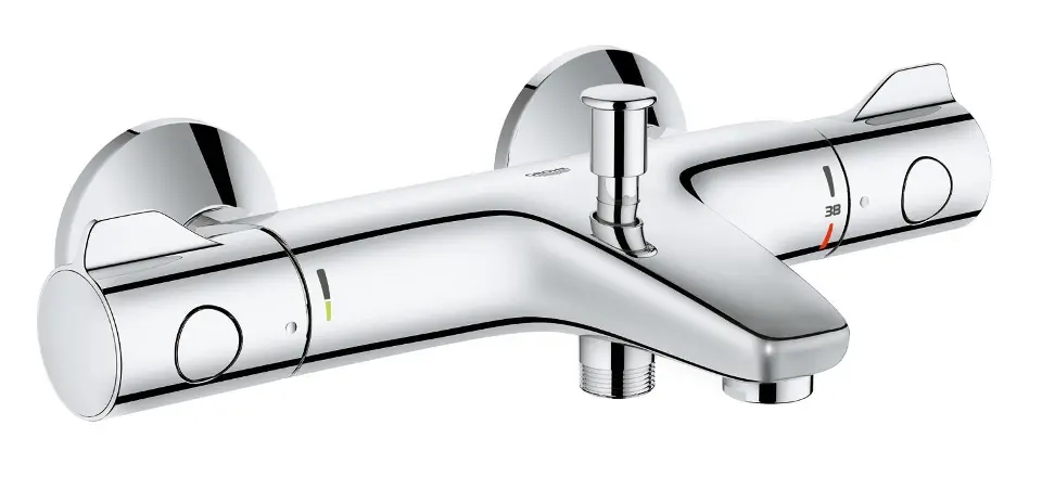 Grohe Grohtherm 800 - Baterie termostatică pentru cadă, crom 34567000