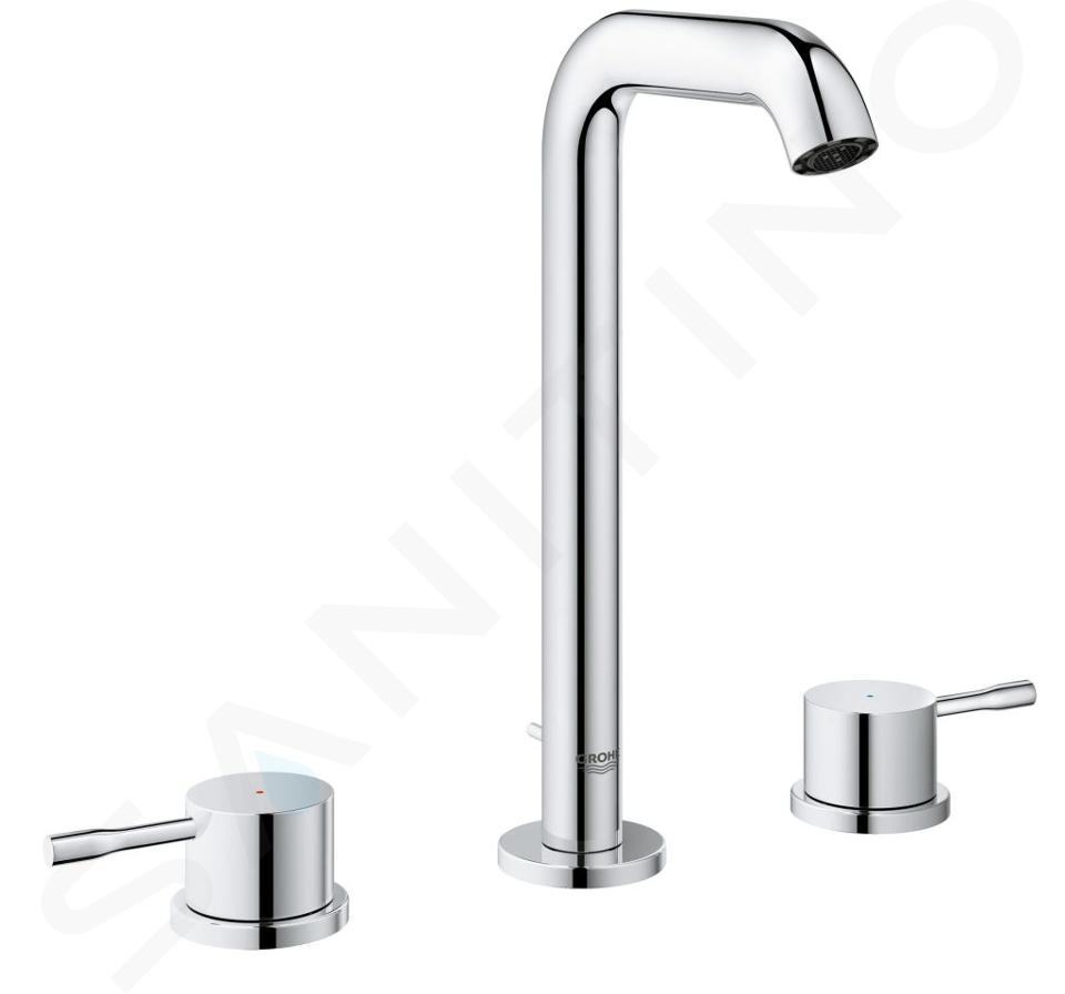 Grohe Essence - Mitigeur de lavabo à 3 trous L, chrome 20299001