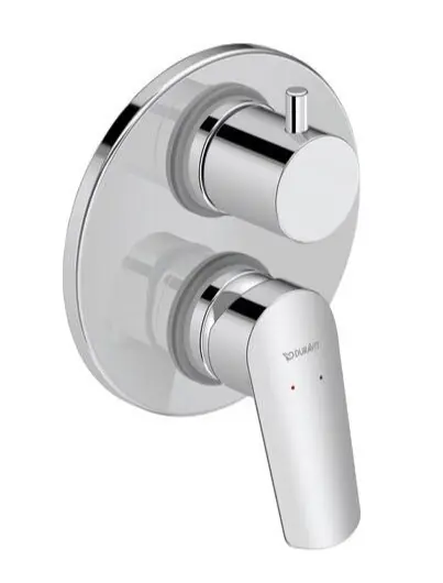Levně Duravit DuraStyle Basic - Baterie pod omítku, pro 2 spotřebiče, s tělesem, chrom N15210008010