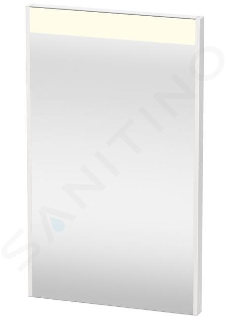 Duravit Brioso - Spiegel mit LED-Beleuchtung 700x420x45 mm, weiß glänzend BR7000022220000