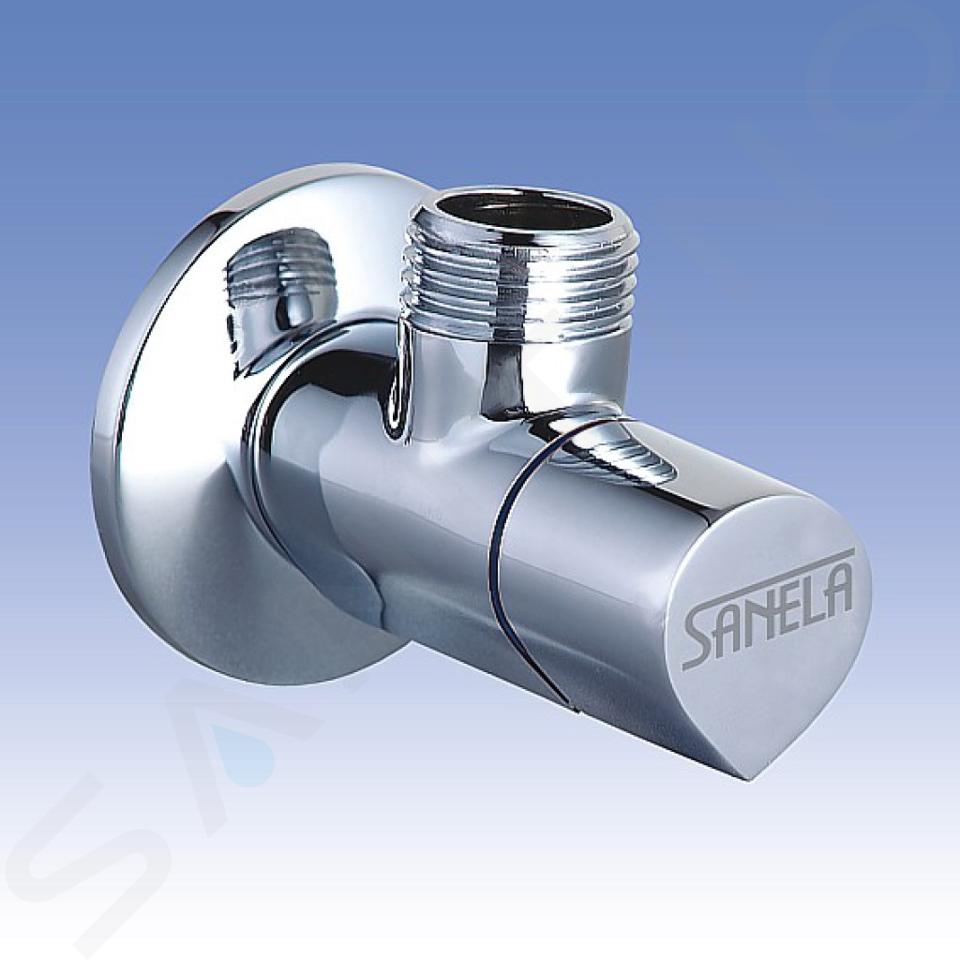 Sanela Příslušenství - Rohový ventil 1/2” x 3/4”, keramická kartuš SLR 53