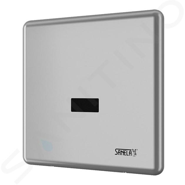 Sanela Docce a sensore - Comando in acciaio inox con elettronica a infrarossi ALS, per 1 tipo di acqua, alimentazione di rete SLS 01AK