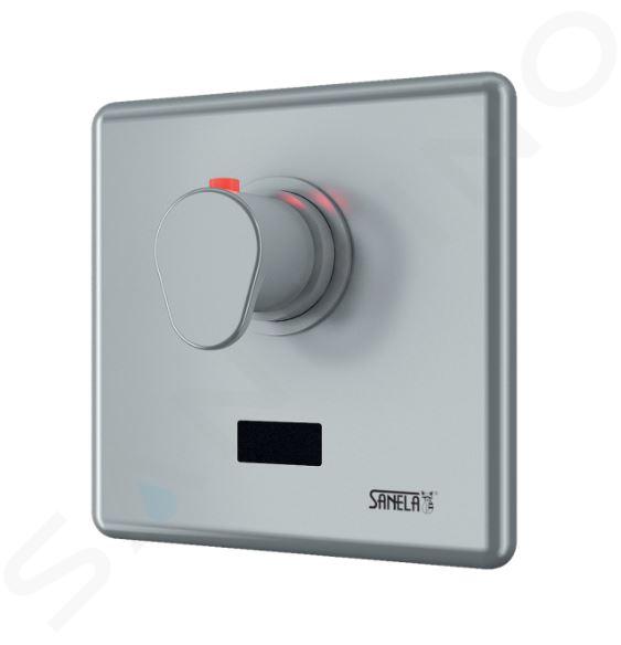 Sanela Senzorové sprchy - Ovládanie spŕch s termostatickým ventilom na teplú a studenú vodu na batériové napájanie, chróm SLS 02TB