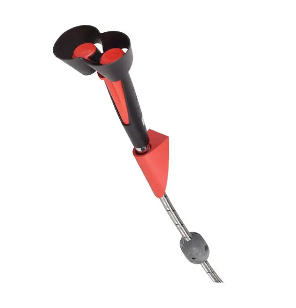 Sanela Lekárske sprchy - Ručná očná sprcha s dvoma hlavicami, plastový držiak na stenu SLSN 22V